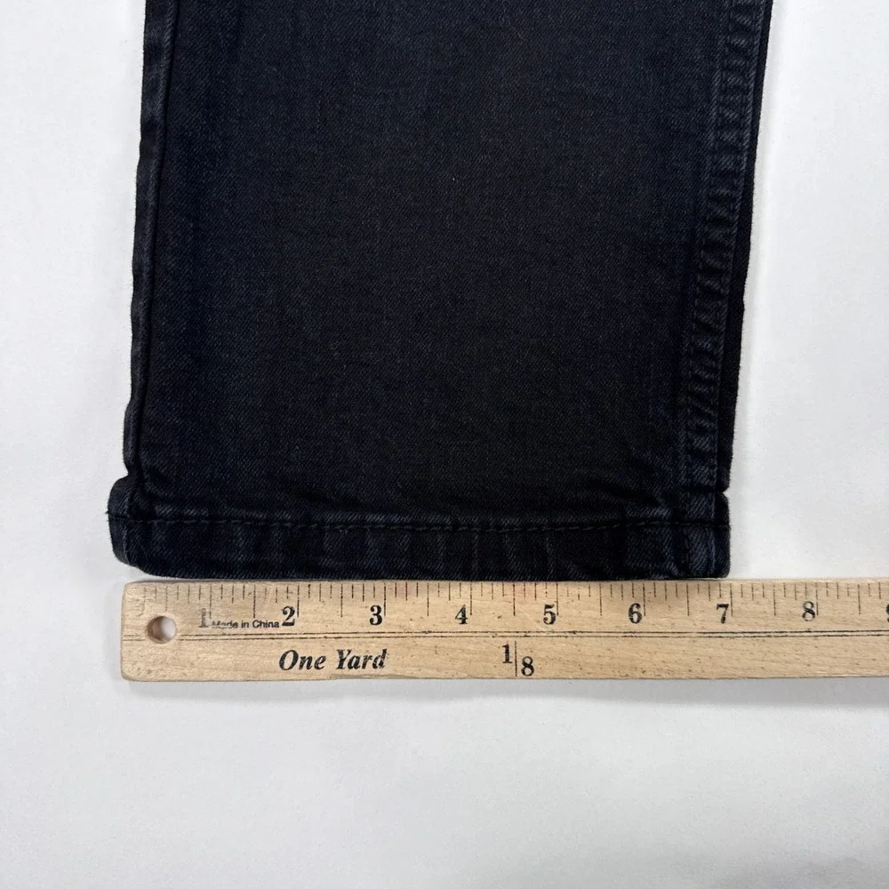 Levis Mens 511 Slim Fit Jeans 36x30 Black Stretch Denim Minimalist Streetwear